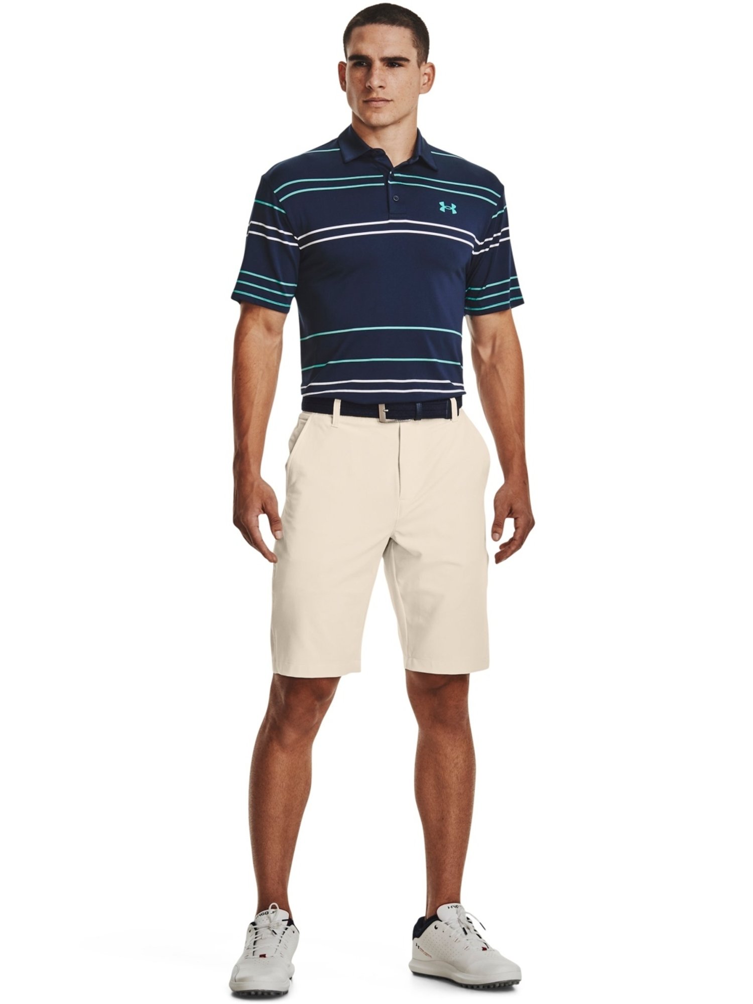 Under Armour White Regular Fit Shorts