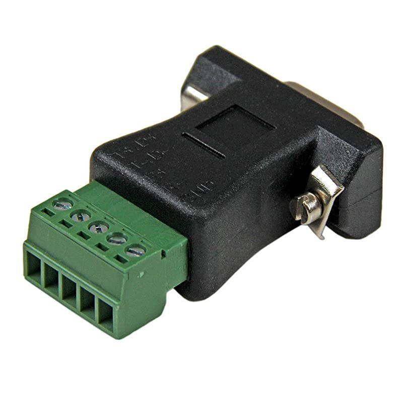 com RS422 RS485 Serial DB9 to Terminal Block Adapter Serial adapter 5 pin terminal block to DB9 M black DB92422