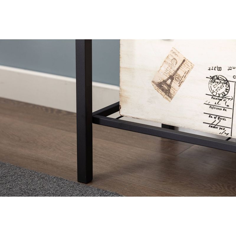 Wood 2 Door Storage Cabinet in White-Pemberly Row