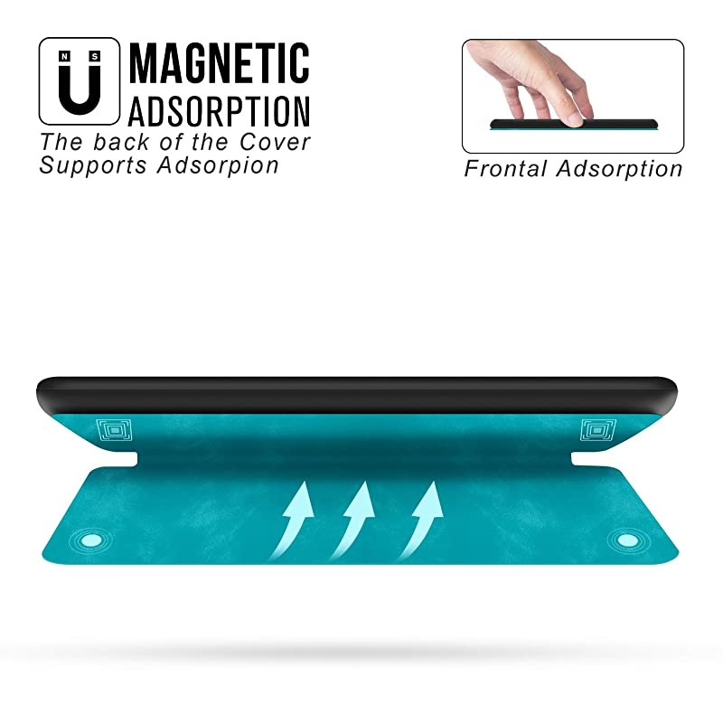 Skin Touch Feeling Case for AllNew Kindle 10th Gen 2019 Release Only ThinnestampLightest Smart Cover with Auto WakeSleep Support Back Cover adsorption Not Fit Kindle PaperwhiteSky Blue