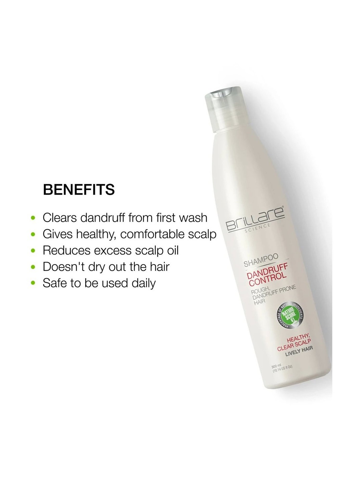 Brillare Dandruff Control Shampoo - 300 ml