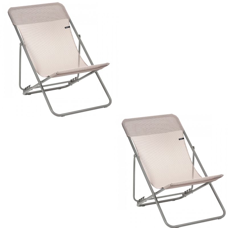 Mac Sports Beach Day Foldable Chaise Lounge Chair & Integrated Pull Cart Combo