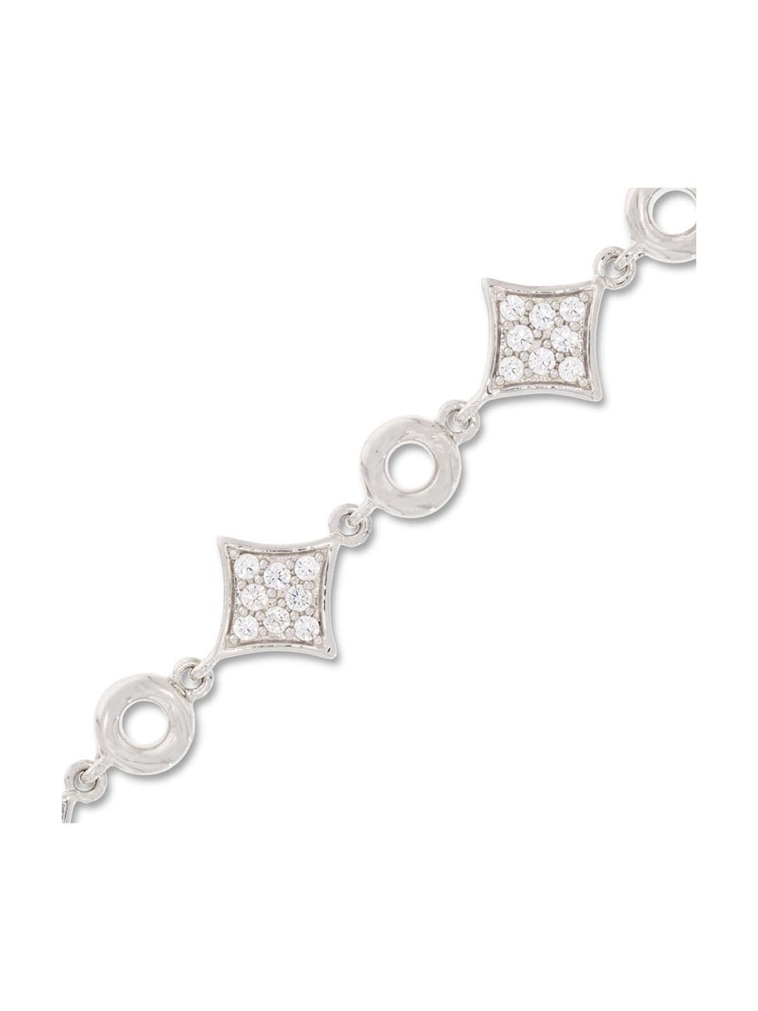 Anayra 92.5 Sterling Silver Sparkling Bracelet for Women