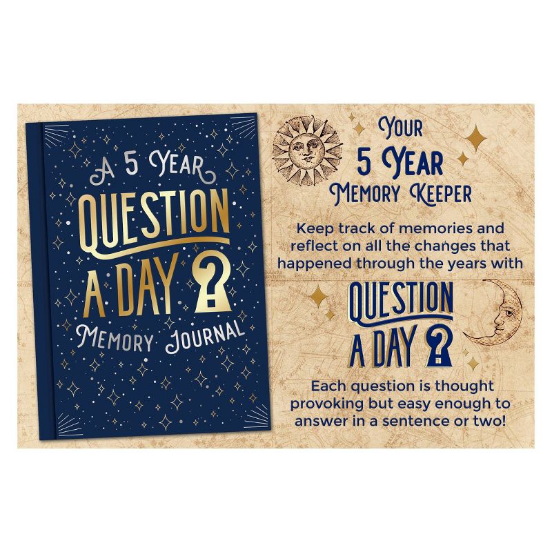 Pre-Printed 5 Year Memory Journal Question A Day