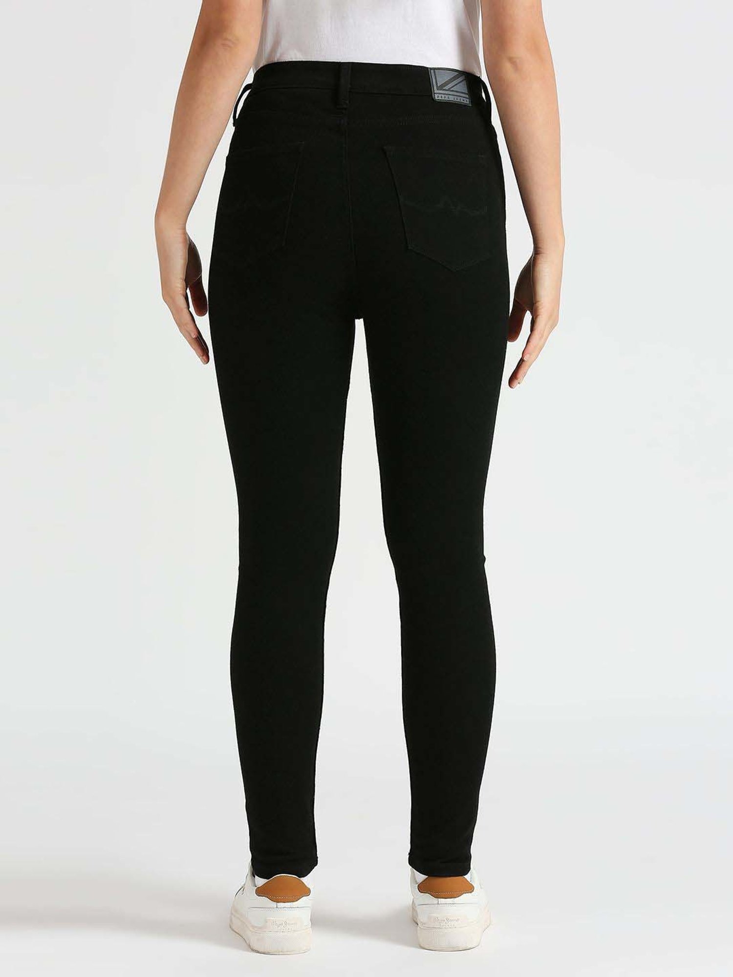 Pepe High Rise Jeans Black High Rise Jeans