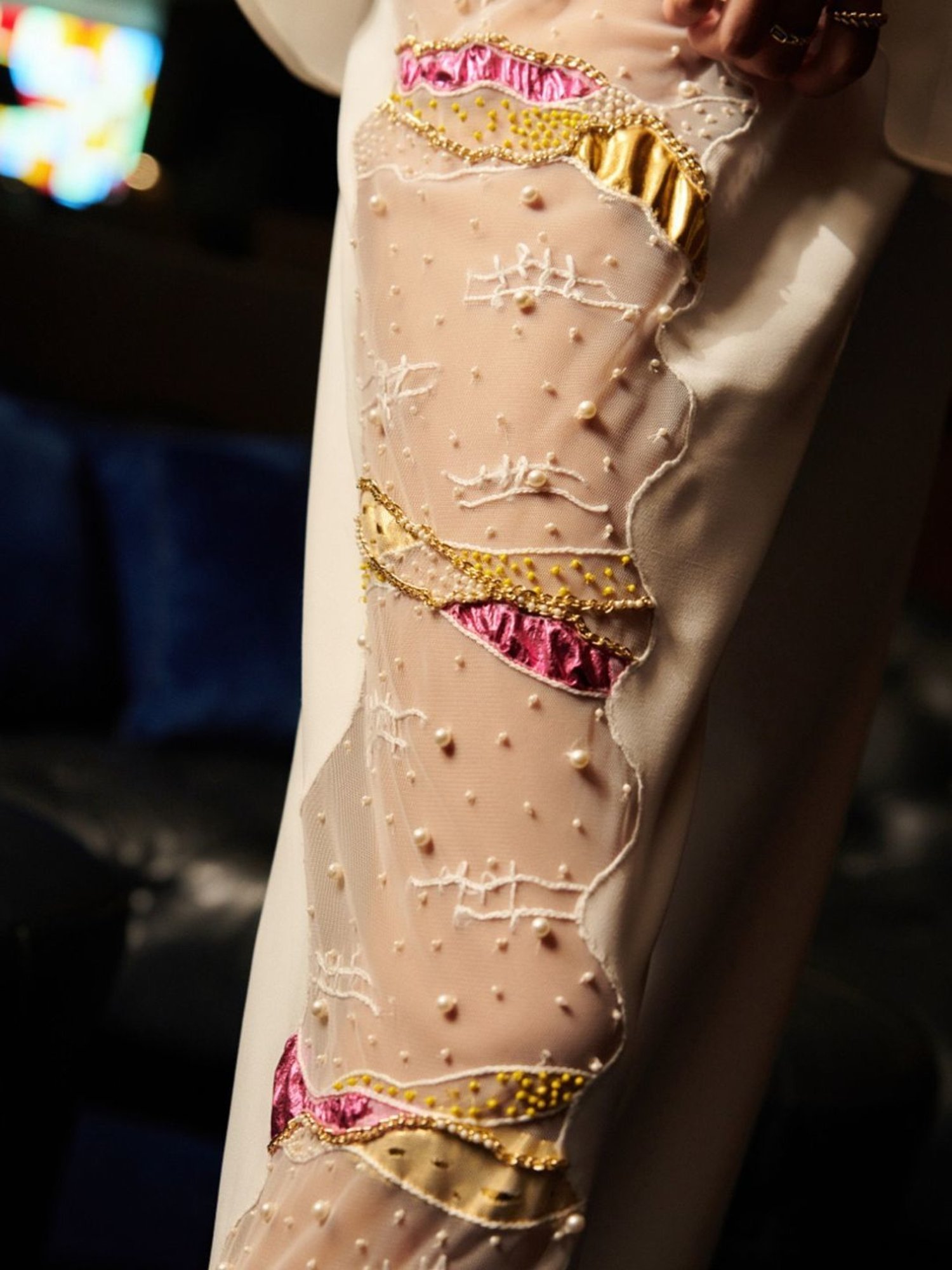 Cin Cin White Audace Party Edit Ibiza Pant