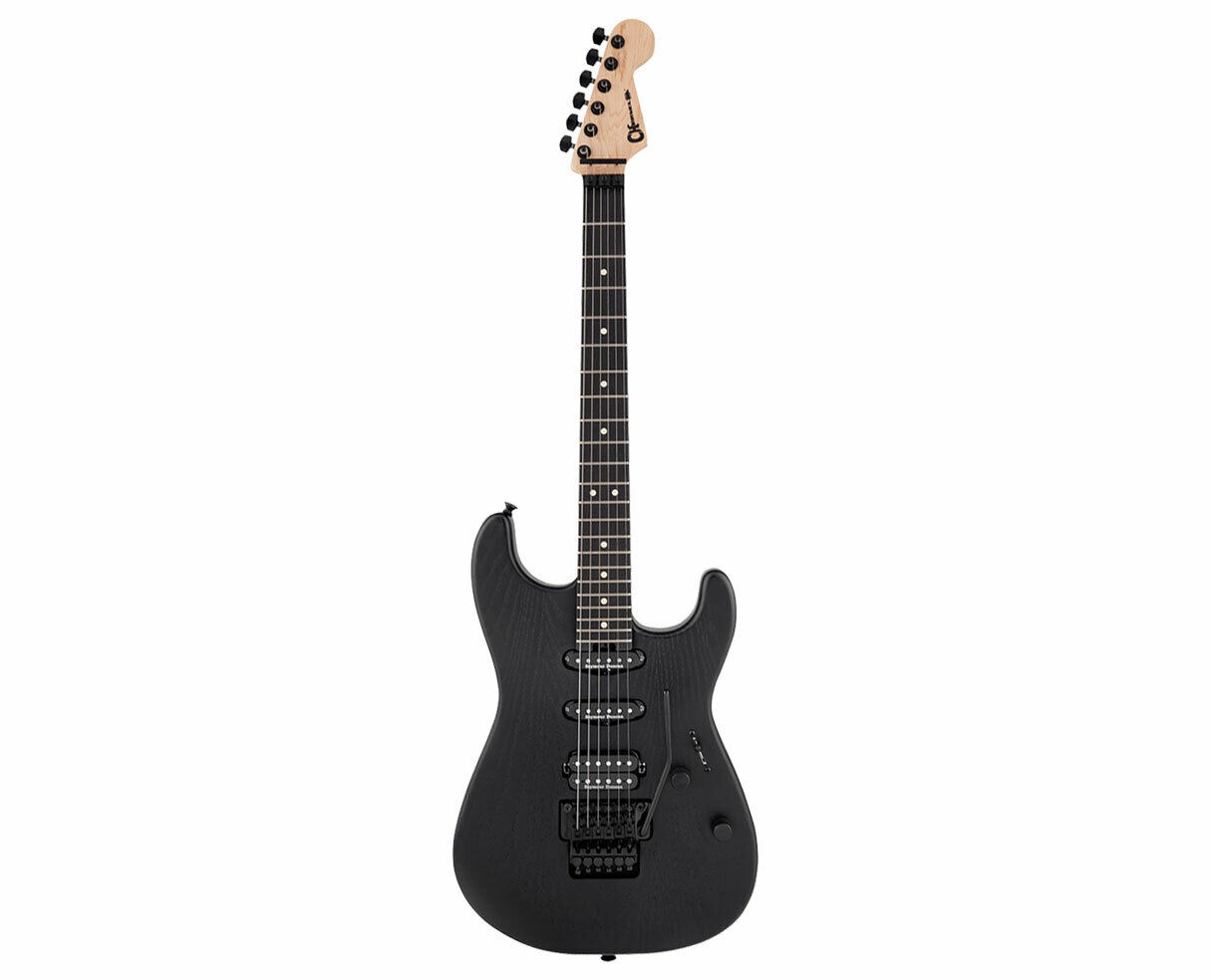 Charvel Pro-Mod San Dimas Style 1 HSS FR E Sassafras Ebony FB Satin Black