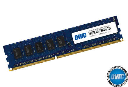 OWC 8GB PC3-8500 DDR3 ECC 1066MHz SDRAM DIMM 240 Pin Memory Upgrade Module For Mac Pro & Xserve 'Nehalem' & 'Westmere' models. . Model OWC8566D3ECC8GB