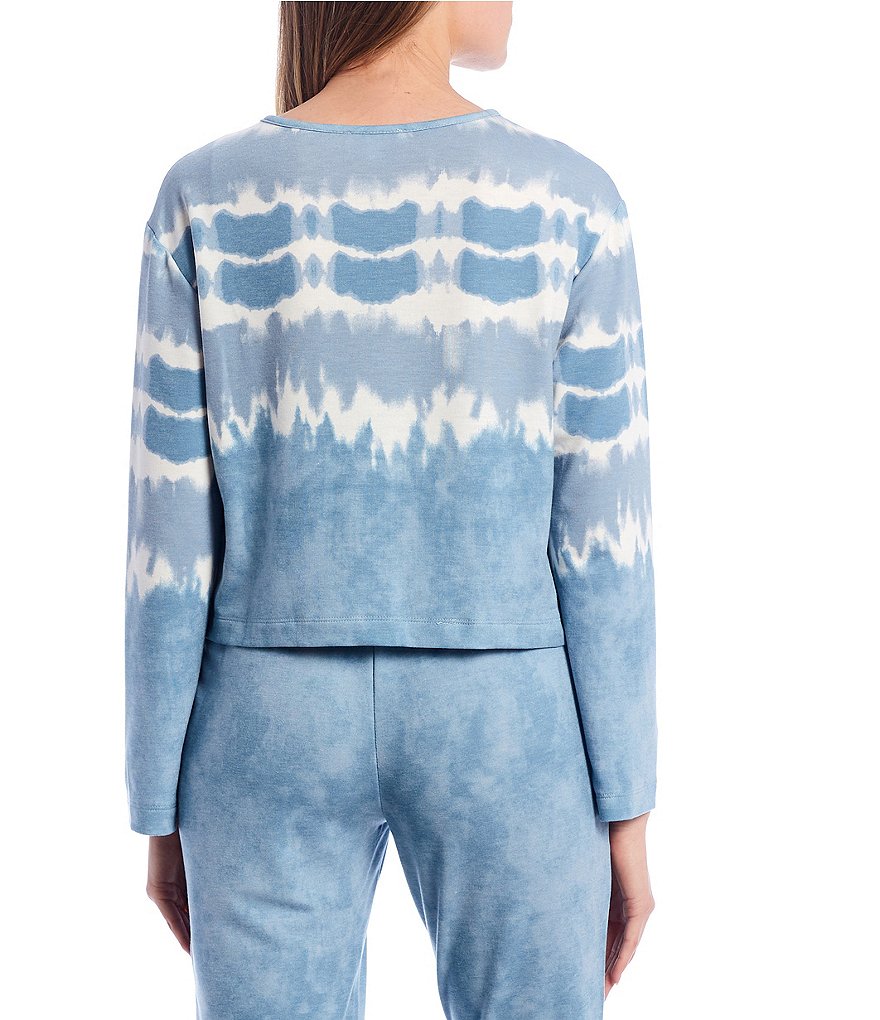 Lily Star Tie-Dye Long Sleeve Pullover Top
