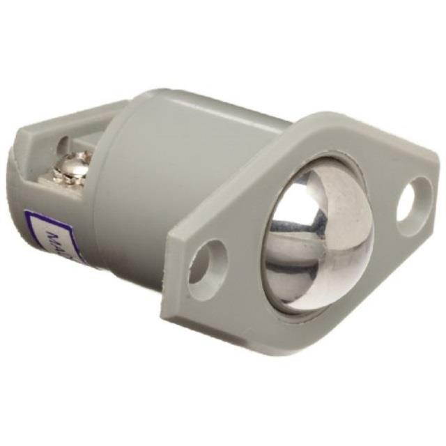 morris products roller ball door contact  open circuit on  12 contact volts, 1.27 hole spacing  for security, alarm systems & opening, closing low voltage circuits, switching applications