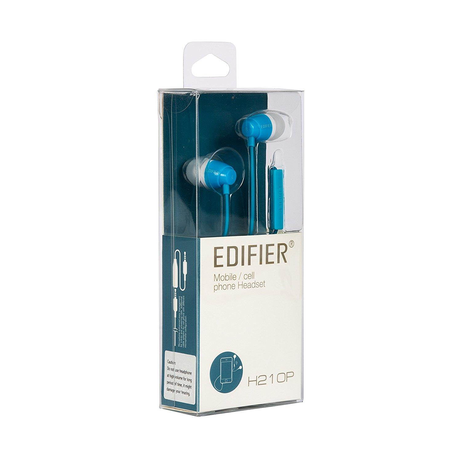 Edifier P210 In-Ear Headphones with Mic For Mobile Headset - Red