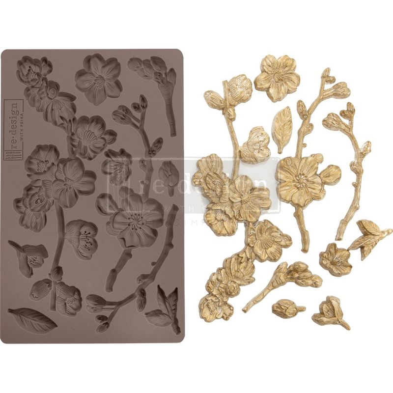 Prima Marketing Re-Design Mould 5"X8"X8mm-Cherry Blossoms