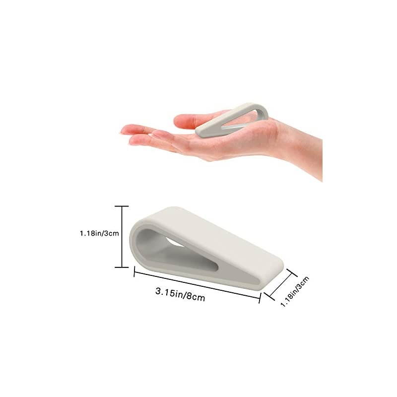 Universal LaptopNotebook Stands 4 Pack AntiSlip Durable Silicone Elevation Stand Lightweight Stable Kickstand Ultra Compact amp Portable Risers for Laptop Tablet Keyboard Beige