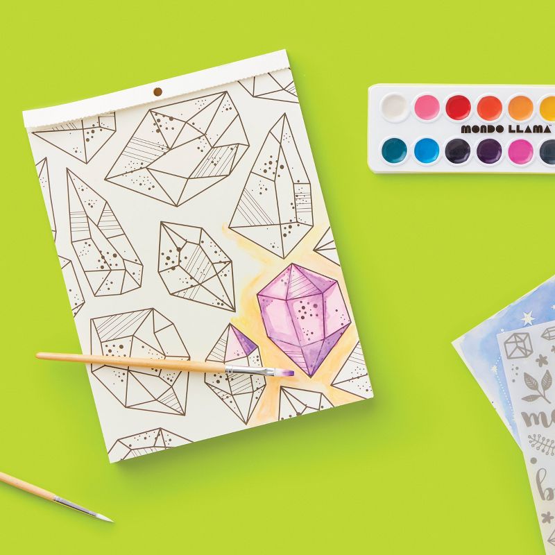 24pg Watercolor Resist Paper Set - Mondo Llama™