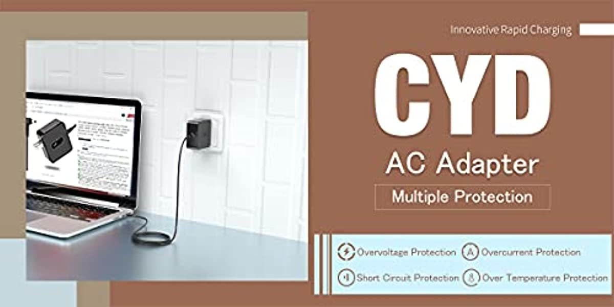 CYD 45W 19.5V 2.31A Replacement for Laptop-Charger HP EliteBook 840 G3 840 G4 G5 850 G3 G4 820 830 840r 848 G3 G4 G5 Pavilion X360 Probook 640 G2 650 450 440 B AC Adapter Power Charger