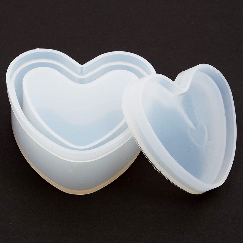 Bright Creations 4 Pieces Clear Resin Silicone Shaping Kit, Arts and Crafts Supplies, Geometric Shapes