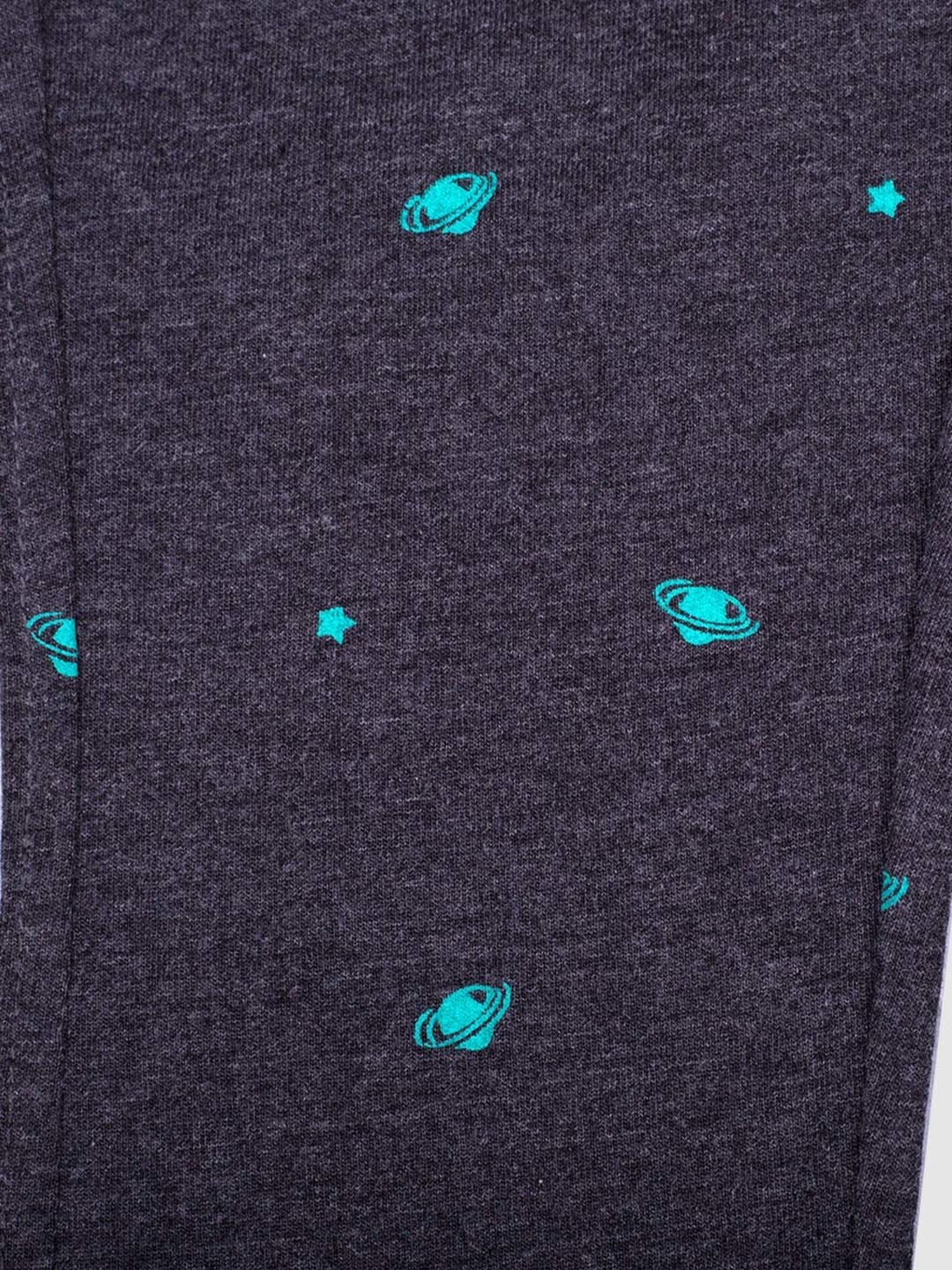 Proteens Kids Anthra Grey Cotton Printed Trackpants