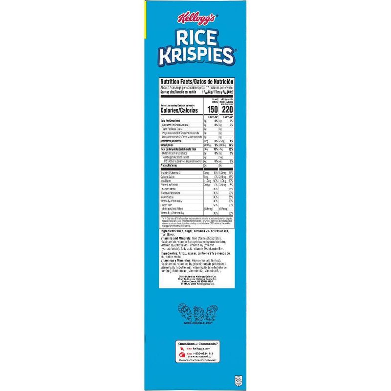 Rice Krispies Breakfast Cereal - 24oz - Kellogg's