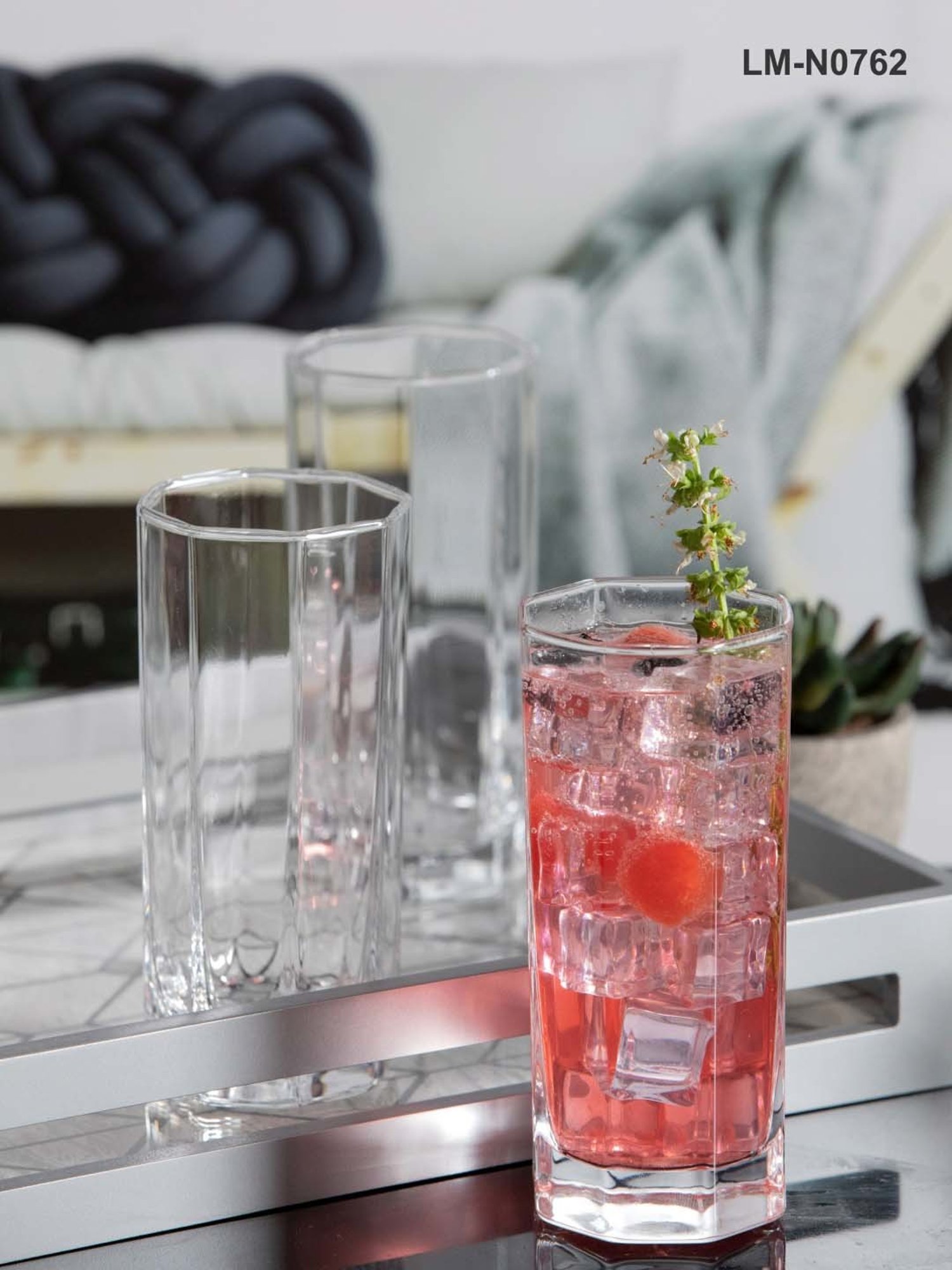 Luminarc Octima HB Transparent Glass Tumbler (0.32 L) - Set of 6