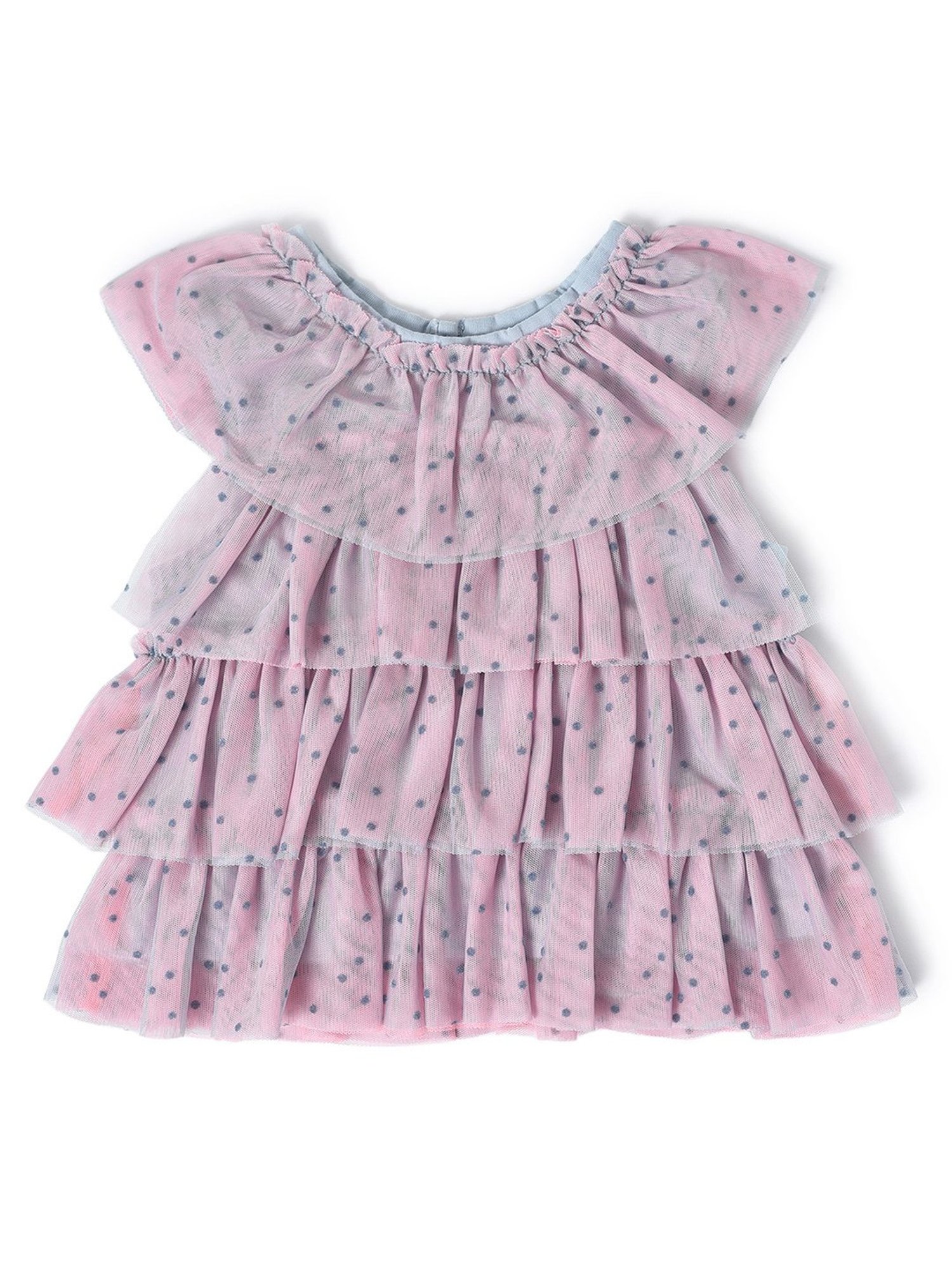 MiArcus Kids Light Pink Printed Top