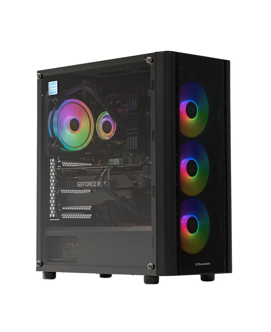 Velztorm Archux Gaming & Entertainment Desktop PC (AMD Ryzen 7 3700X 8-Core, 16GB RAM, 1TB PCIe SSD + 1TB HDD (3.5), NVIDIA RTX 3070, 4xUSB 3.1, 1xUSB 3.0, 2xHDMI, Win 10 Home)