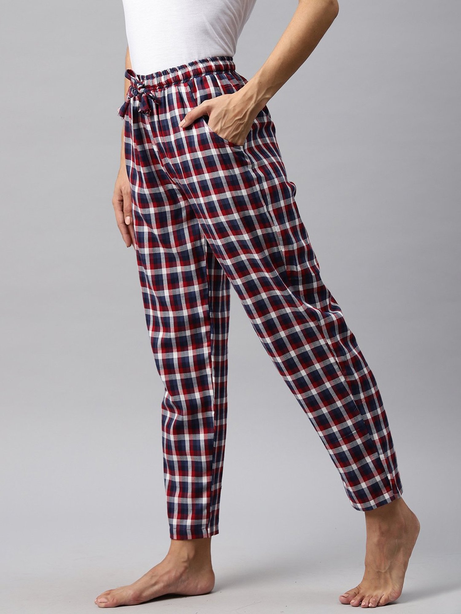 One Femme Multicolor Check Pyjamas