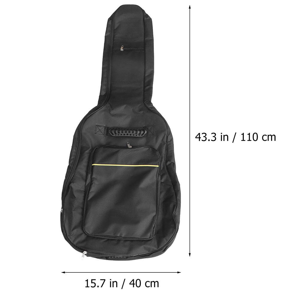 1pc Thicken Adjustable Sturdy Guitar Pouch Guitar Carrying Case Guitar Backpack