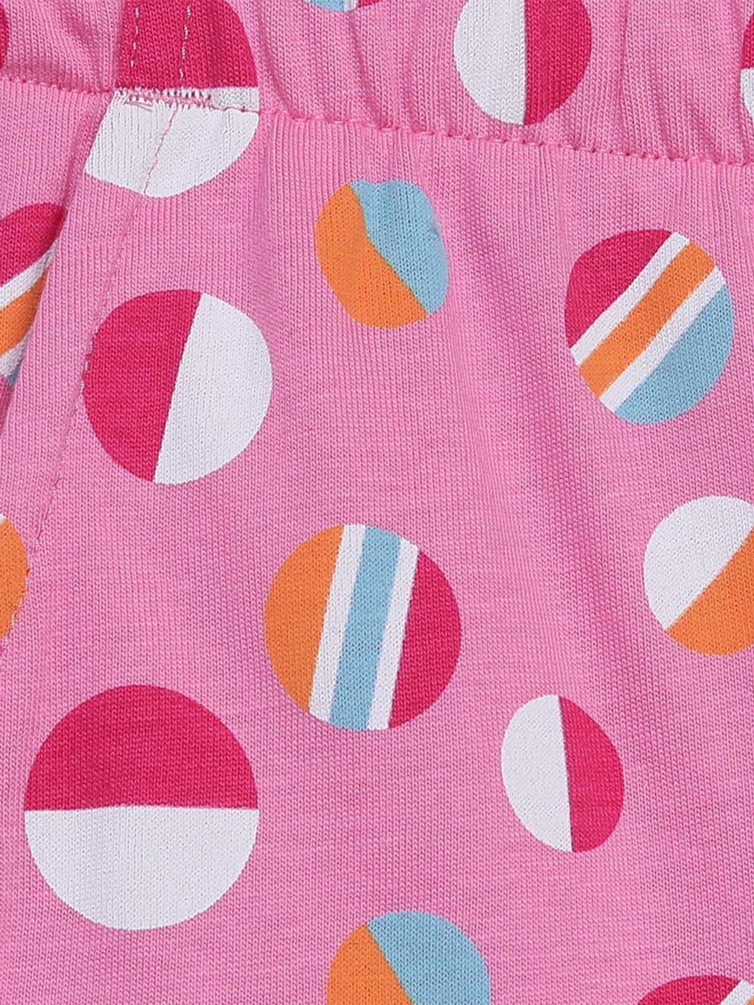 Puma Kids Summer Camp Fast Pink Cotton Printed T-Shirt Set