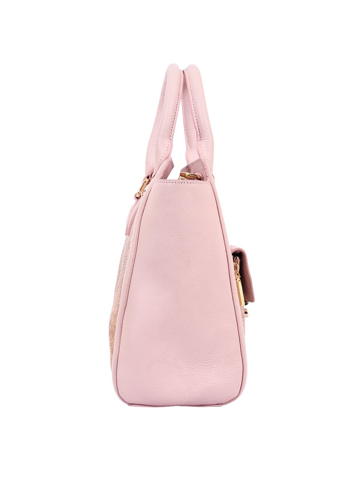 Eske Lucie Pink Printed Large Satchel Handbag