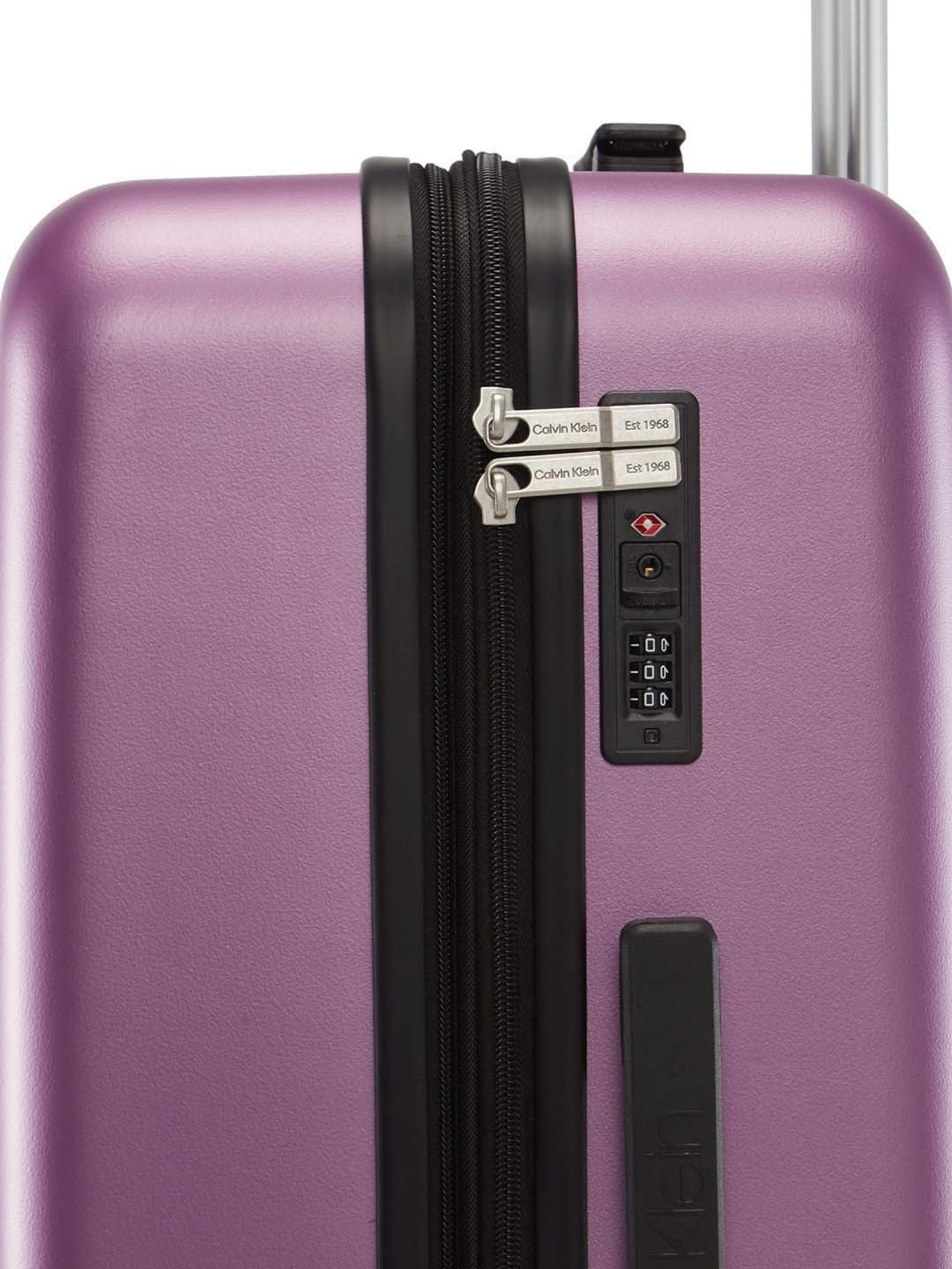 Calvin Klein Vision Amethyst ABS Hard Medium Trolley - 24 cms