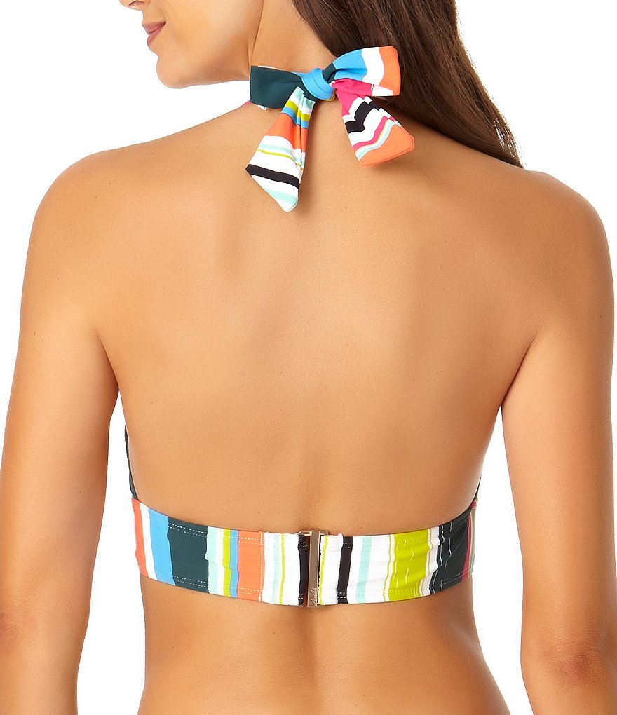 Becca by Rebecca Virtue Color Code Adela Shirred Back Scoop Front Hipster Swim Bottom