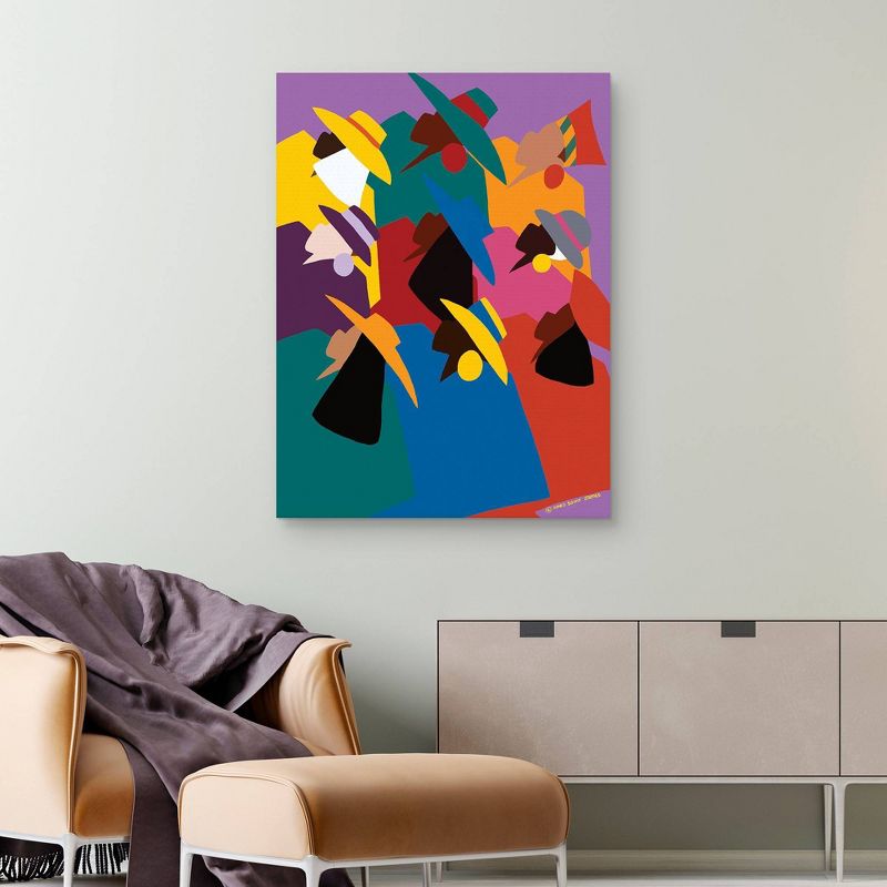 30" x 40" Sisters of Courage by Synthia Saint James Canvas Art Print - Masterpiece Art Gallery