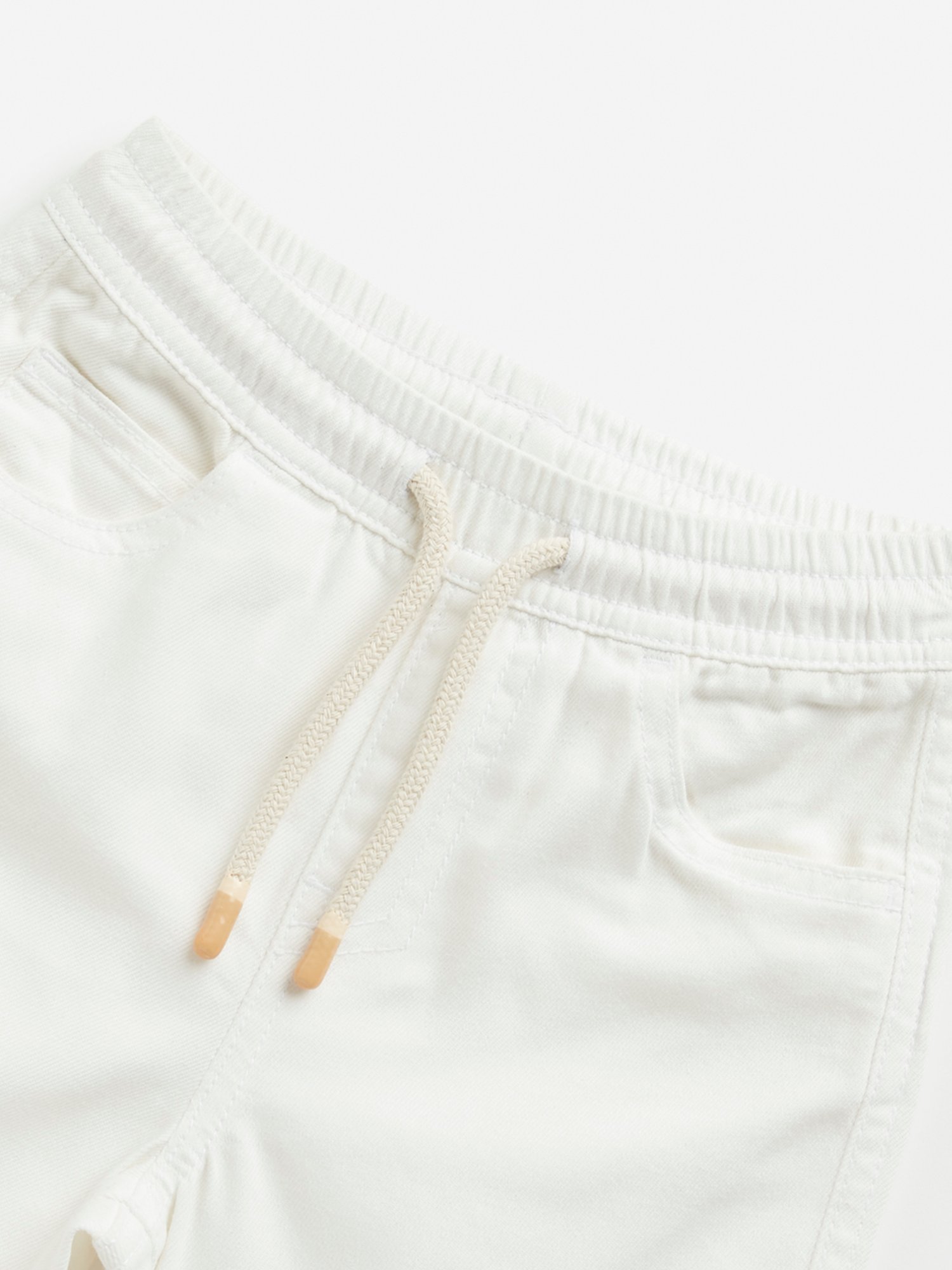 HOP Kids by Westside White Relaxed-Fit Mid-Rise Shorts