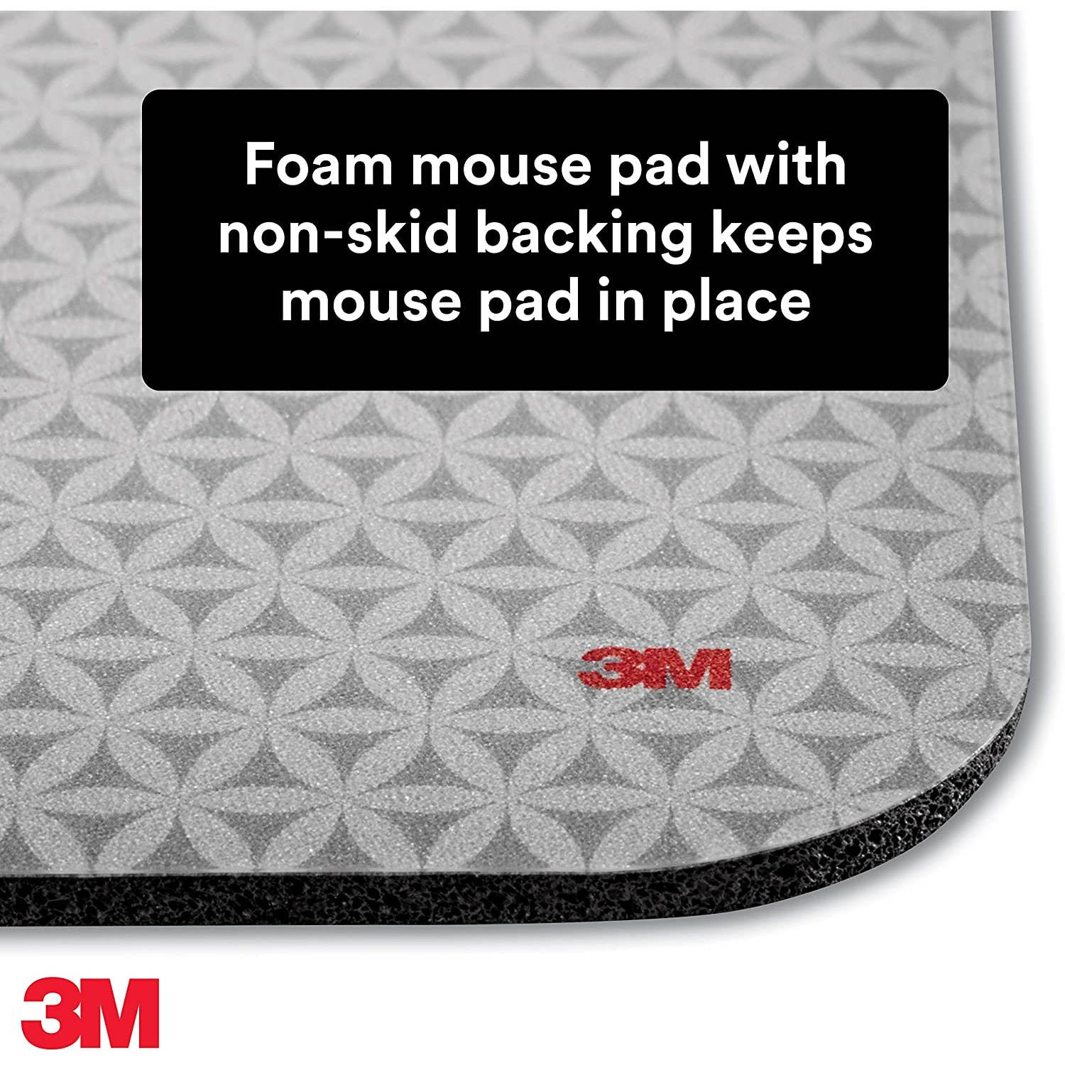 3M MOBILE INTERACTIVE SOLUTION MP114-BSD1 3M(TM) PRECISE(TM) MOUSE PAD WITH NON-SKID BACKING, BATTERY SAVING DESIGN-BI