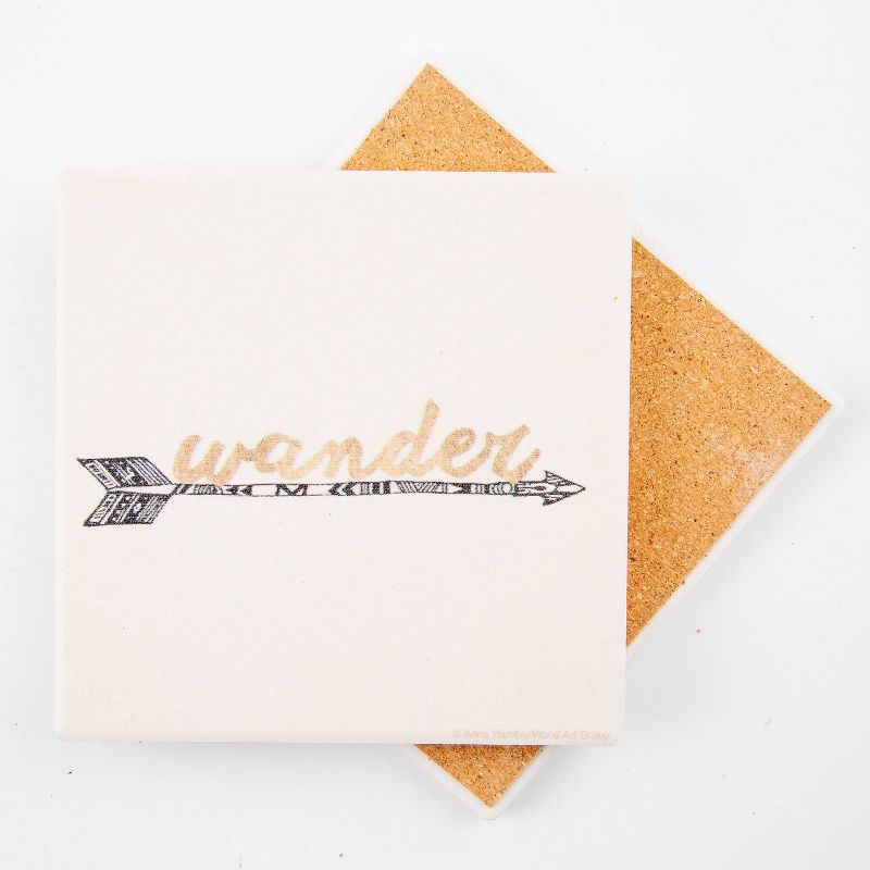 Thirstystone Golden Quote Coaster Set of 4