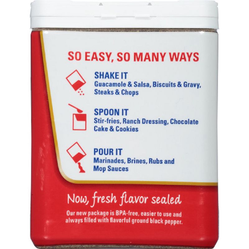 McCormick Pure Ground Black Pepper - 6oz