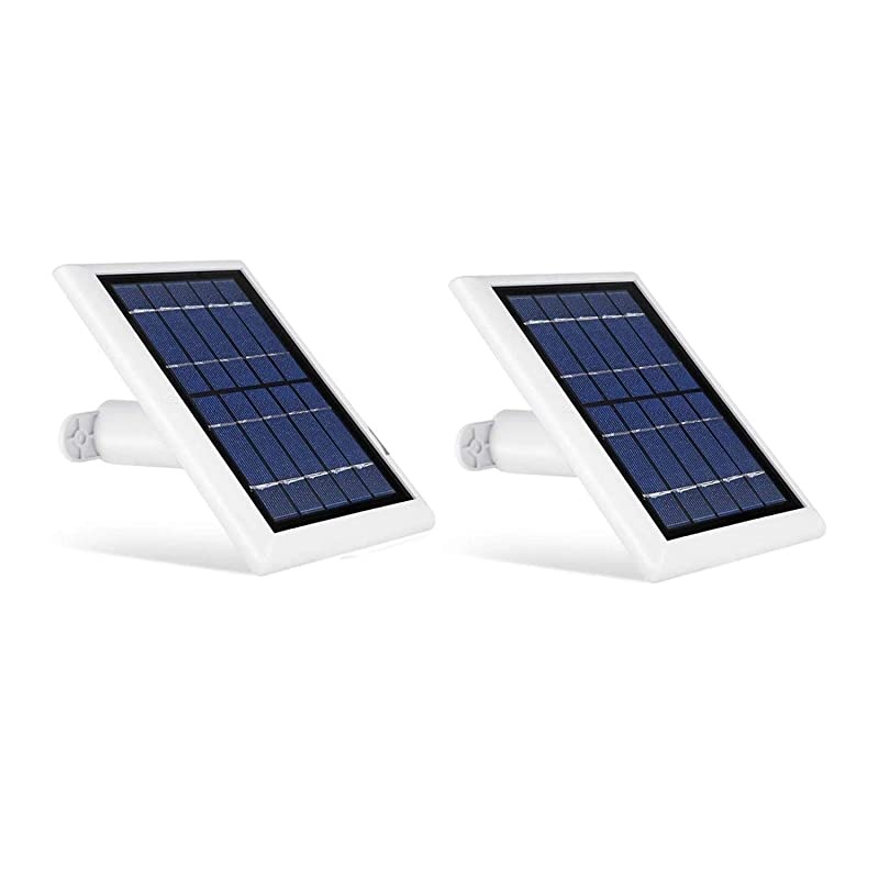 Solar Panel with 131ft4m Cable Compatible with Arlo Ultra Arlo Pro 3 Arlo Floodlight ONLY Power Your Arlo Surveillance Camera continuously 2Pack White