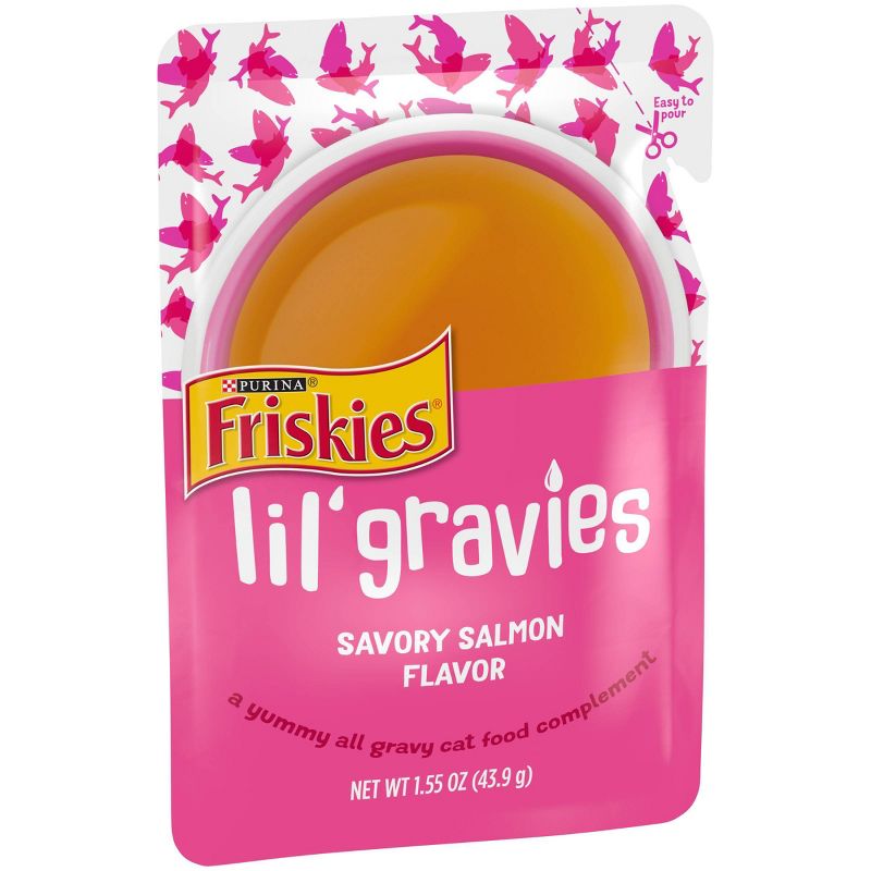 Friskies Gravies Savory Salmon Flavor Wet Cat Food - 1.92oz