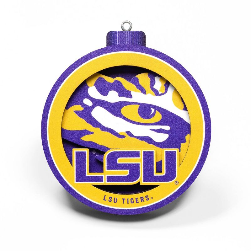 NCAA LSU Tigers 3D Logo Ornament