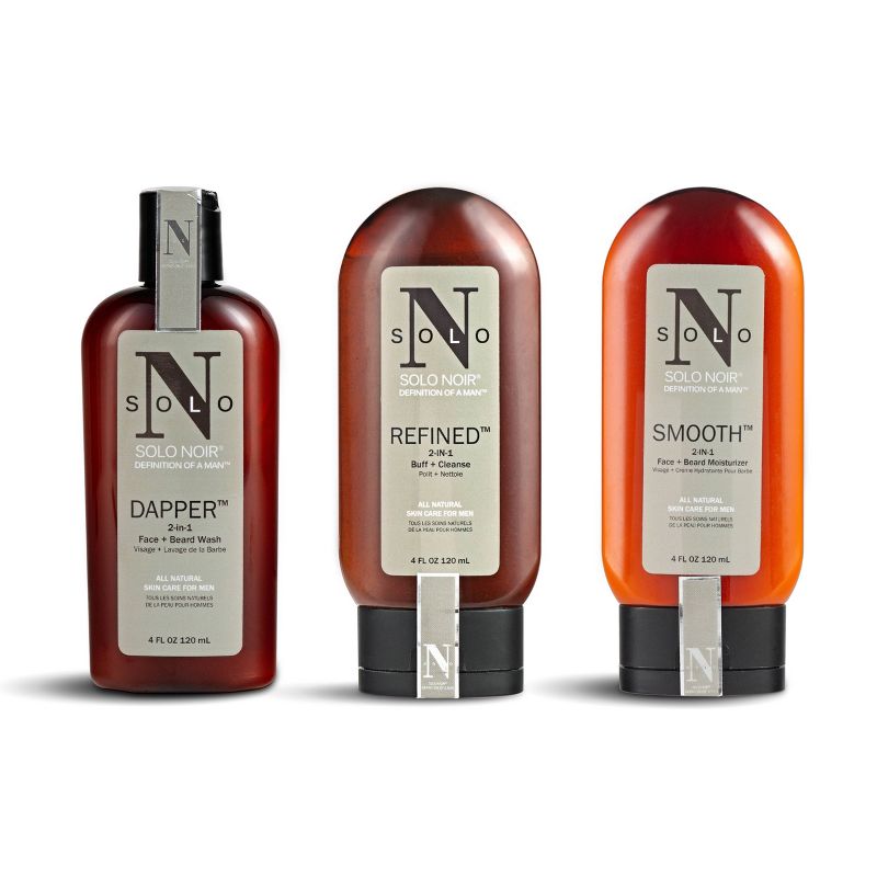 Solo Noir Cleansing System 101:  100% All- Natural 2-in-1 Cleansing  Kit