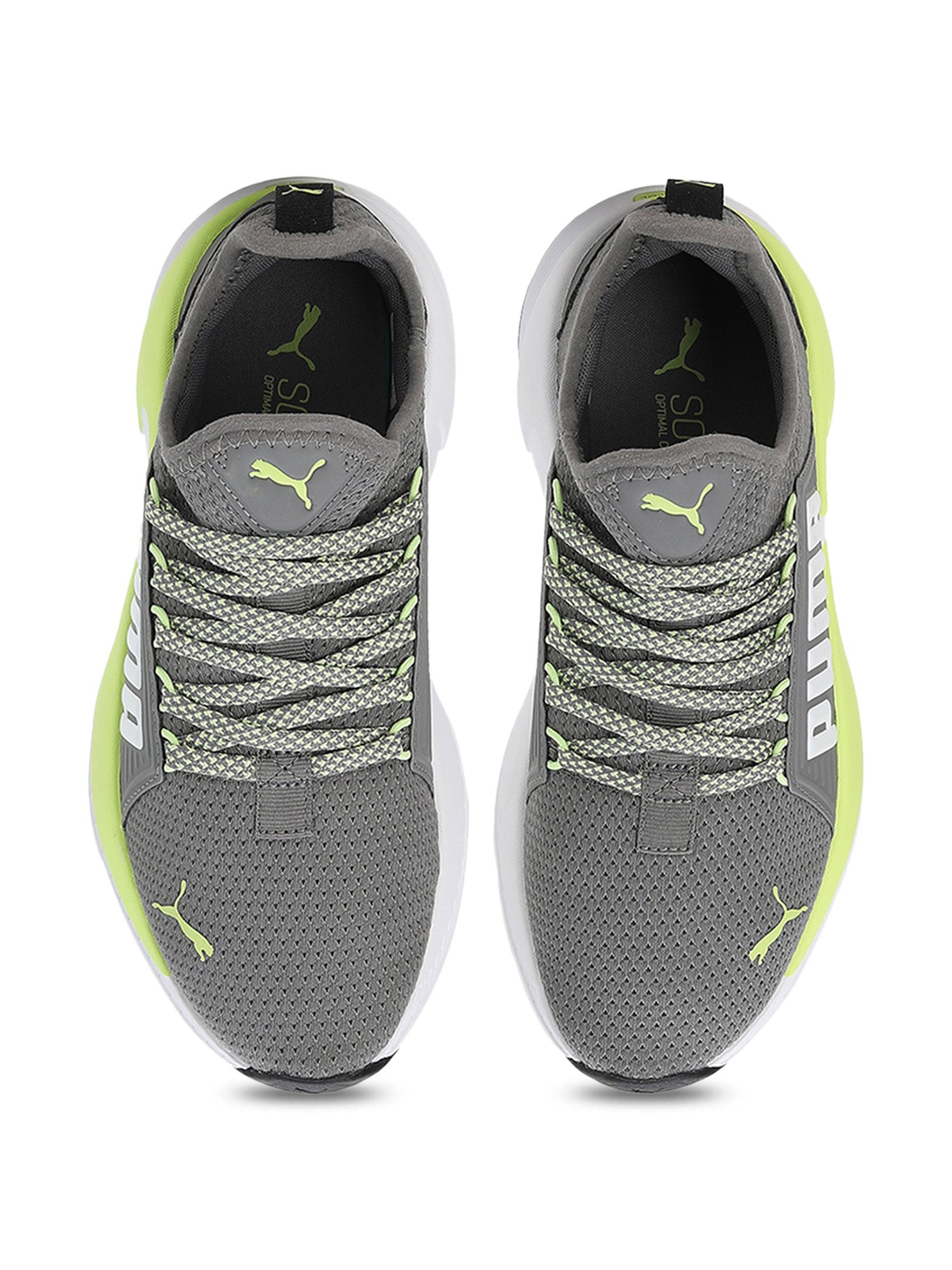 Asian Kids Core Black Running Shoes