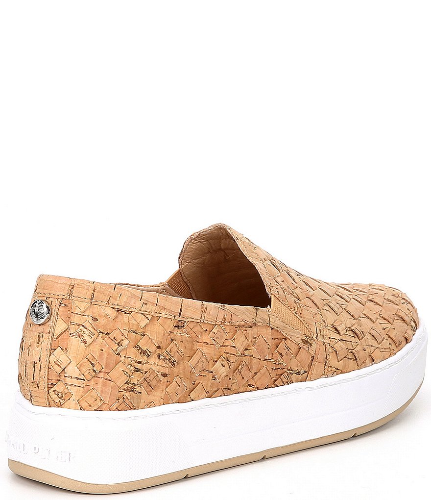 Donald Pliner Rally Woven Cork Sneakers