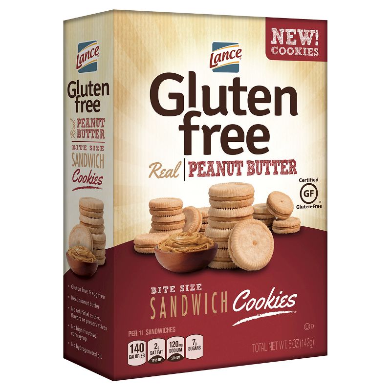 Lance Gluten Free Peanut Butter Sandwich Cookie - 5oz