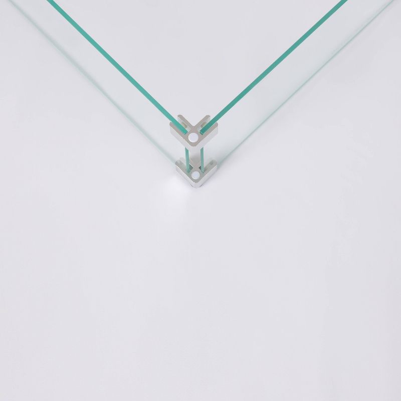 Tempered Glass Wind Guard for Square LPG Fire Pit - Fire Sense