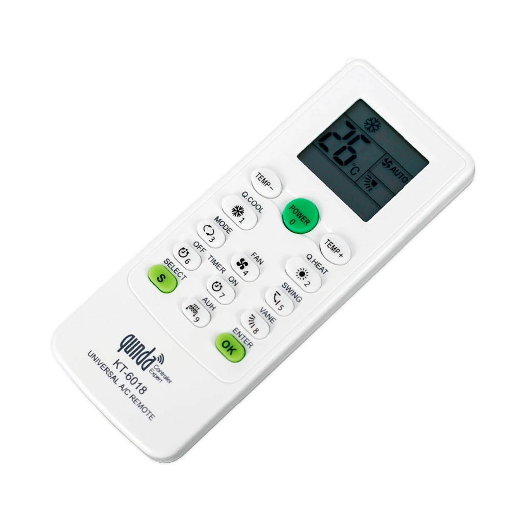 New air conditioner remote control suitable for qunda KT-6018 universal A/C remote control QD-JMY2018E A/C remote decoder