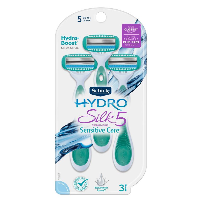 Schick Hydro Silk 5 Women's Disposable Razors - 3ct