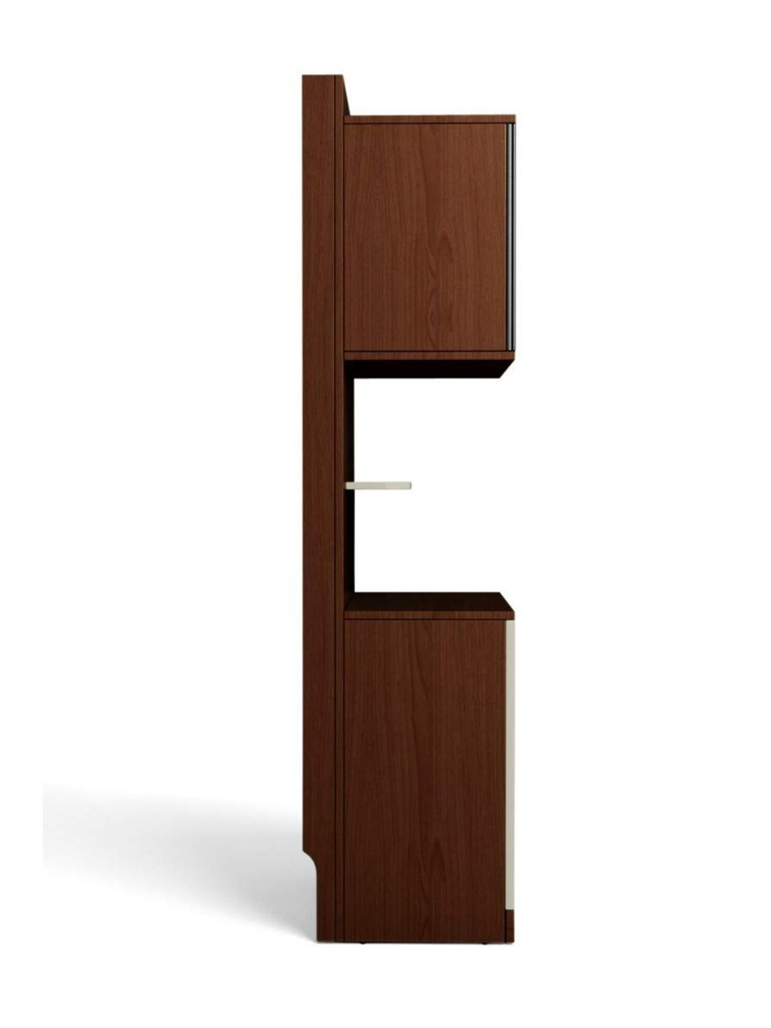 Delite Kom Flex Flowery Wenge & Acacia Dark Engineered Wood TV Entertainment Unit