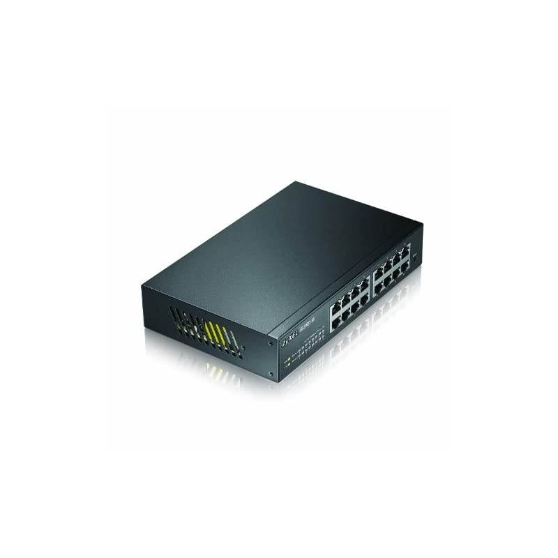 16 Port Gigabit Switch Easy Smart Managed Compact Rackmount Fanless GS190016