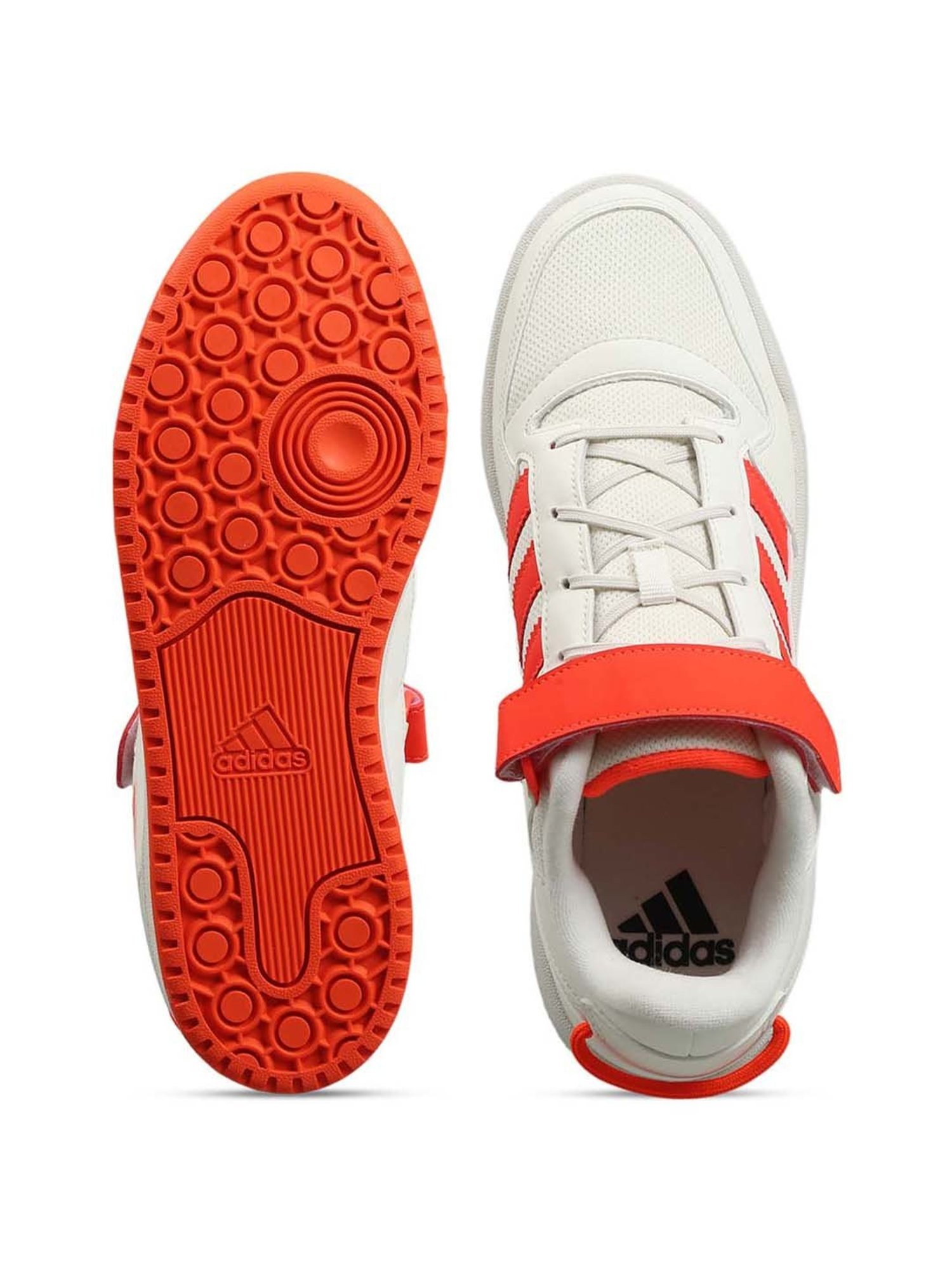 Adidas Men's Heather Low White Tennis Shoes