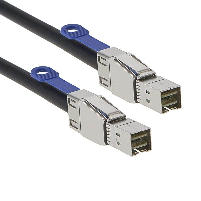 3.3 FT External HD Mini SAS SFF-8644 to SFF-8644 Cable, 1M Black